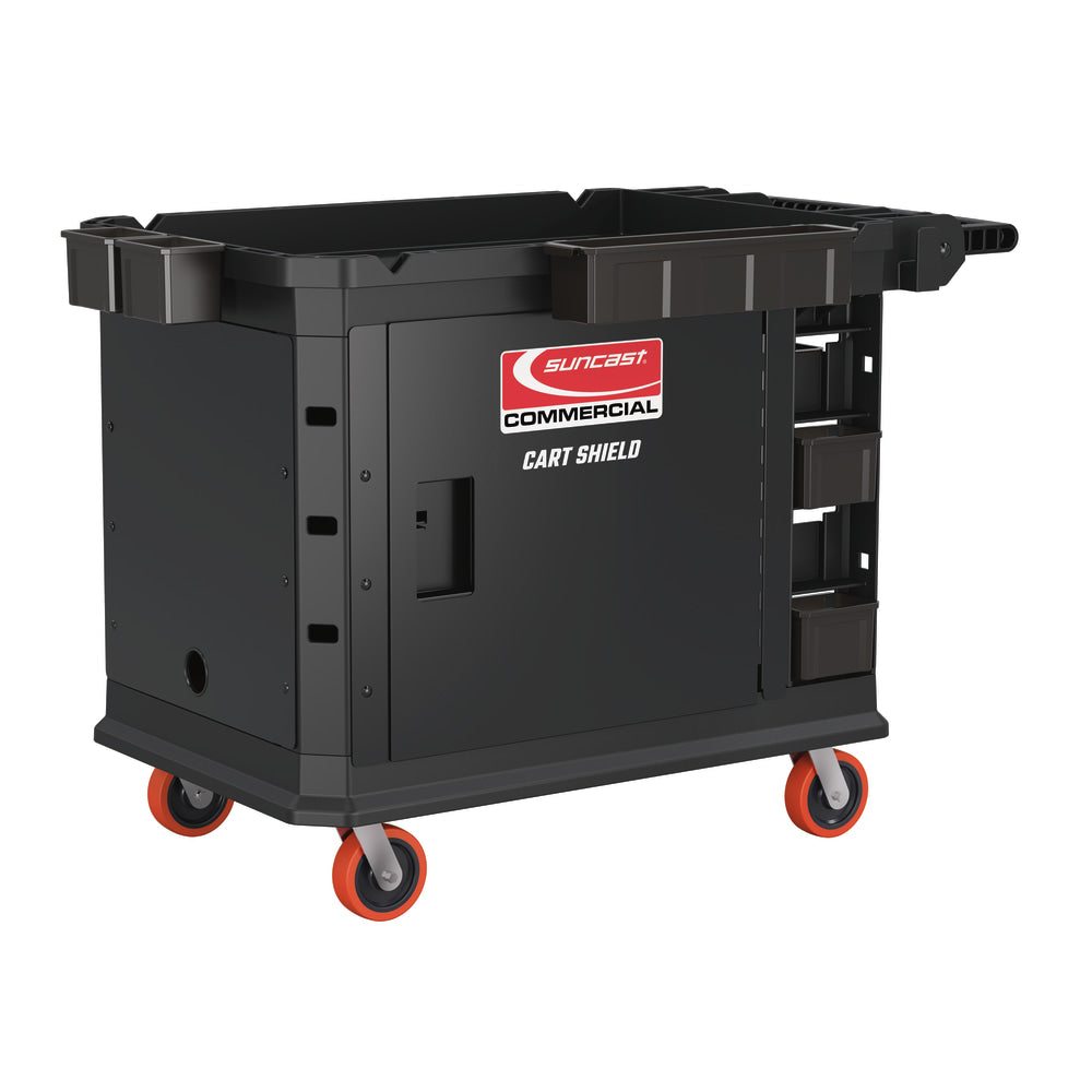 Suncast Commercial Utility Cart Shield, Black, PUCCS2645