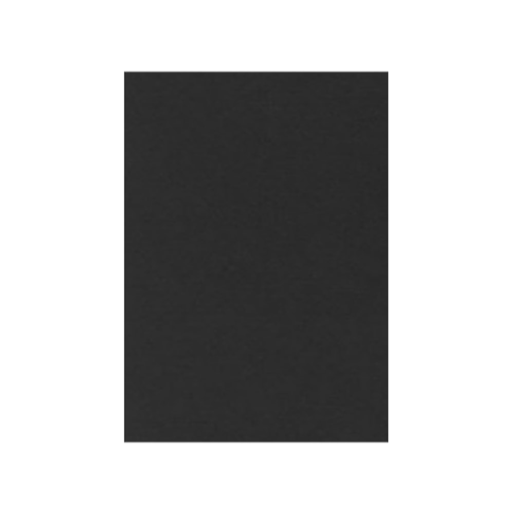 LUX Flat Cards, A1, 3 1/2in x 4 7/8in, Midnight Black, Pack Of 50