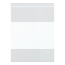 Load image into Gallery viewer, Office Depot Brand 4 Mil White Block Reclosable Poly Bags, 12in x 15in, Clear, Case Of 500