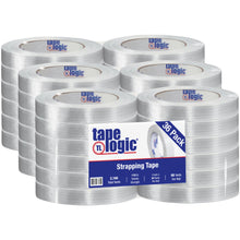 Load image into Gallery viewer, Tape Logic 1300 Strapping Tape, 1in x 60 Yd., Clear, Case Of 36