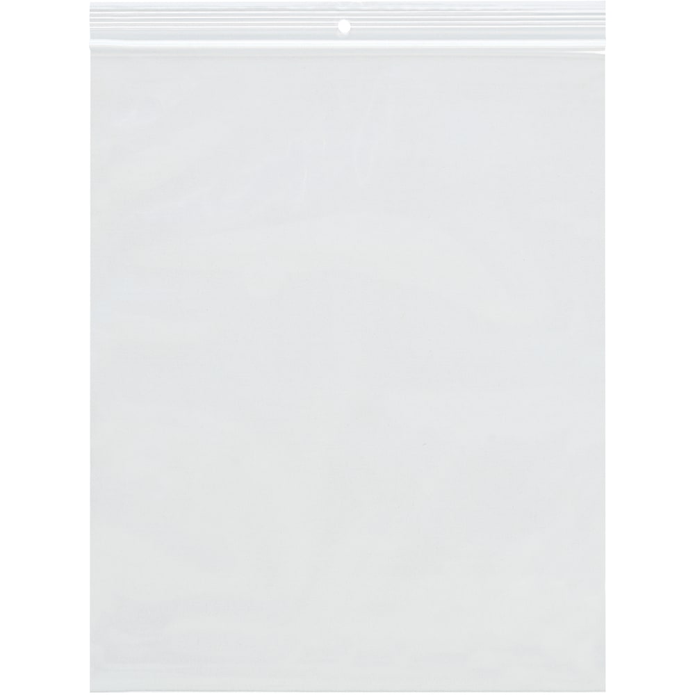 Office Depot Brand 4 Mil Reclosable Poly Bags With Hang Hole, 4in x 6in, Clear, Case Of 1000