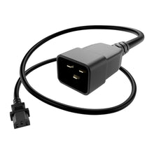 Load image into Gallery viewer, UNC Group - Power extension cable - IEC 60320 C13 to IEC 60320 C20 - 250 V - 15 A - 2 ft - black
