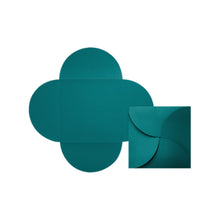 Load image into Gallery viewer, LUX Petal Invitations, 6 1/4in x 6 1/4in, Teal, Pack Of 220