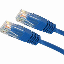 Load image into Gallery viewer, 4XEM 75FT Cat5e Molded RJ45 UTP Network Patch Cable (Blue) - 75 ft Category 5e Network Cable for Notebook, Network Device - First End: 1 x RJ-45 Network - Male - Second End: 1 x RJ-45 Network - Male - Patch Cable - CMG - 26 AWG - Blue - 1