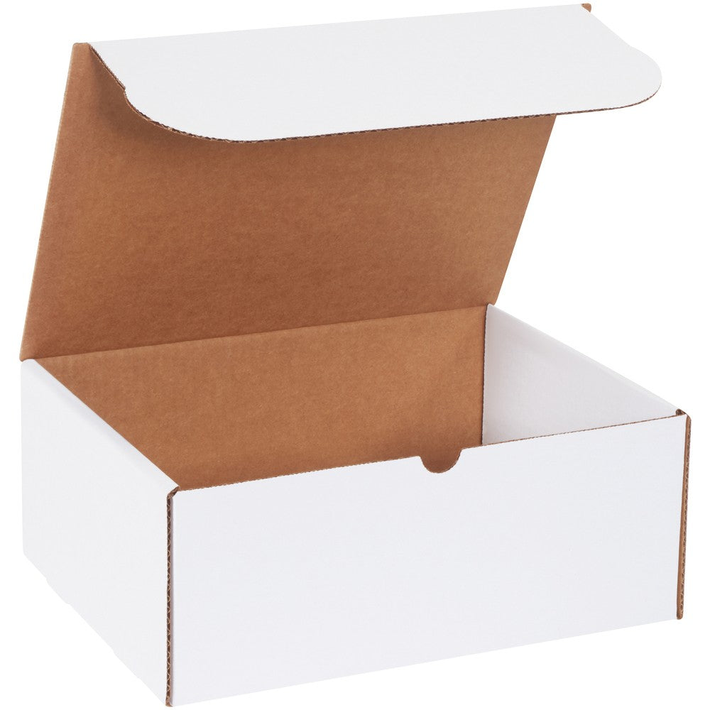 Partners Brand White Literature Mailers, 12in x 12in x 4in, Pack Of 50