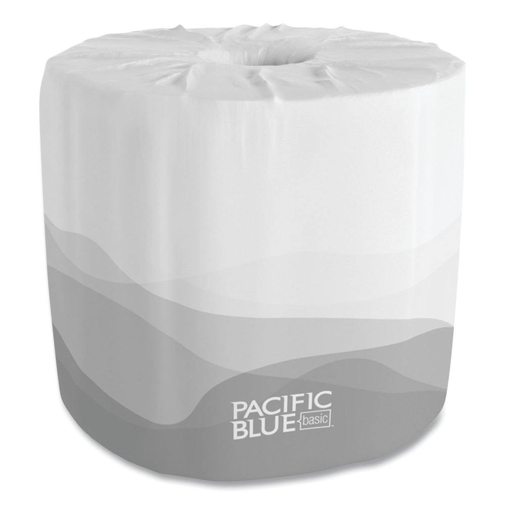 Georgia-Pacific Envision Economical 1-Ply Toilet Paper, 100% Recycled, 1210 Sheets Per Roll, Pack Of 80 Rolls