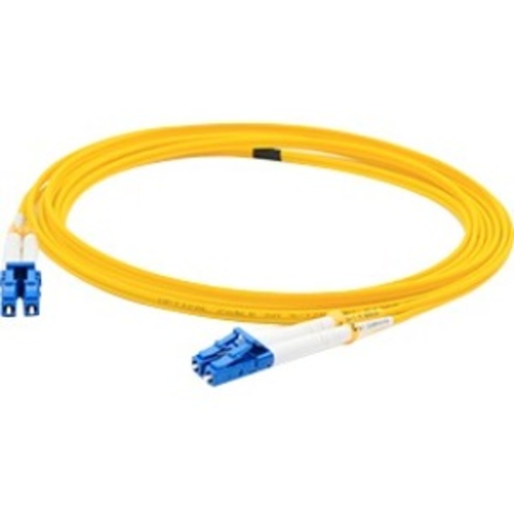 AddOn 3m ALC (Male) to LC (Male) Yellow OS1 Duplex Fiber OFNR (Riser-Rated) Patch Cable - 100% compatible and guaranteed to work