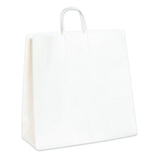 Load image into Gallery viewer, Partners Brand Paper Shopping Bags, 16inW x 6inD x 15 3/4inH, White, Case Of 200