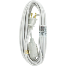 Load image into Gallery viewer, GE 3 Outlet Extension Cord, 15ft Long Cord, White