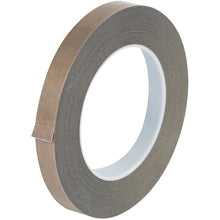 Load image into Gallery viewer, Office Depot Brand PTFE Glass Cloth Tape, 10 Mils, 3in Core, 0.5in x 108ft, Brown