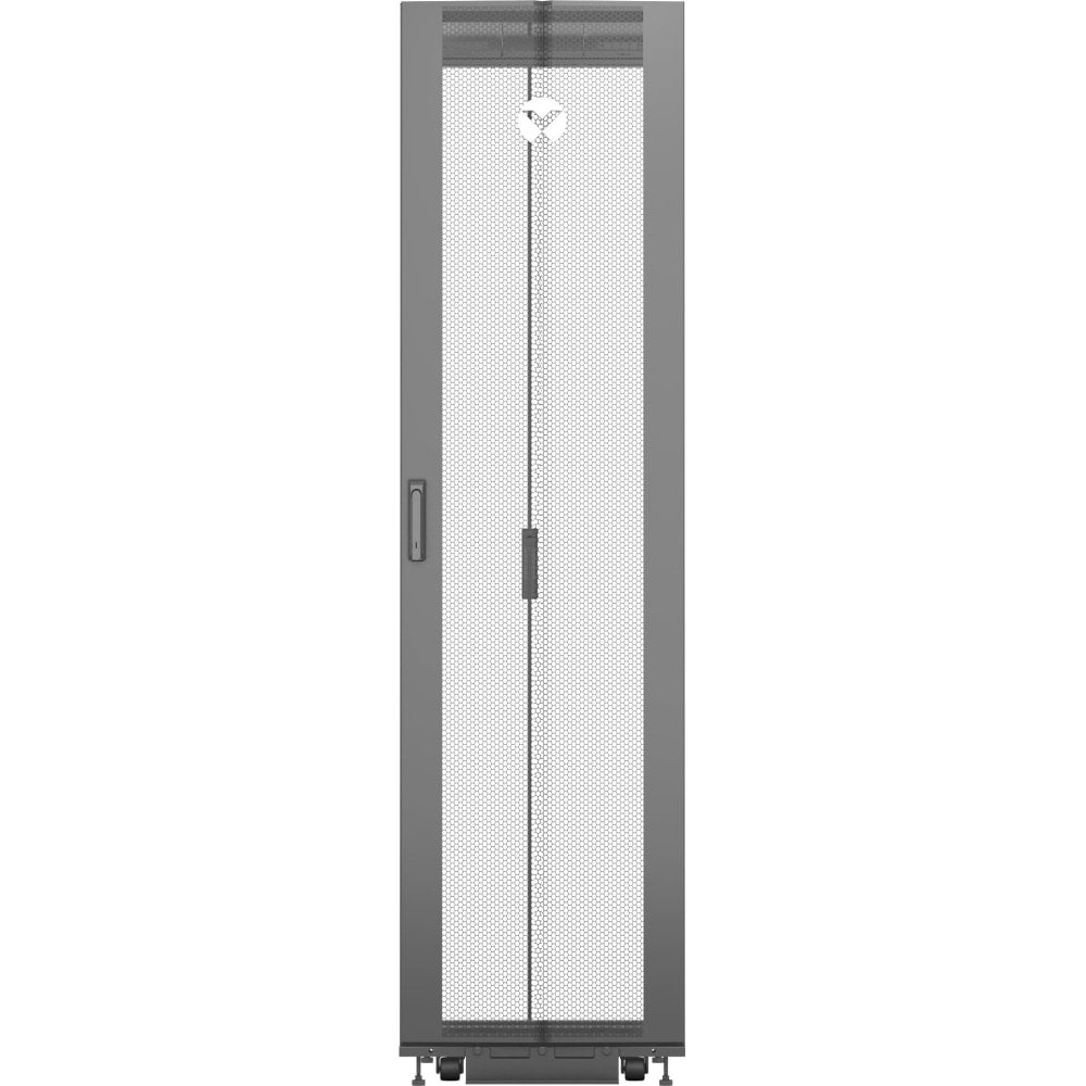Vertiv VR Rack - 48U Server Rack Enclosure| 600x1100mm| 19-inch Cabinet| TAA Compliant - Dynamic/Rolling Weight Capacity - 2998.29 lb|Static/Stationary Weight Capacity| 2265mm (H), 600mm (W), 1100mm (D)