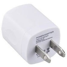 Load image into Gallery viewer, 4XEM Wall Charger for Apple iPhone/iPod/iPad Mini, USB AC Power adapter - 5 W, 1A Wall charger with single USB port for Apple iPhones iPads or any smart phone or tablet.