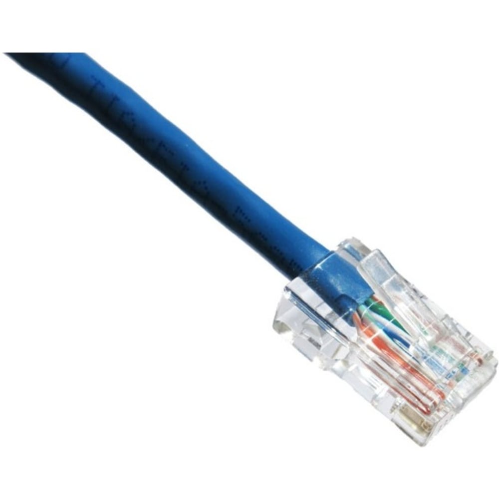 Axiom 15FT CAT5E 350mhz Patch Cable Non-Booted (Blue) - Category 5e for Network Device - Patch Cable - 15 ft - 1 x - 1 x - Gold-plated Contacts - Blue