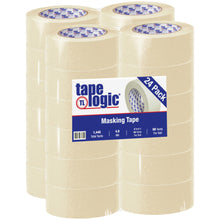 Load image into Gallery viewer, Tape Logic 2200 Masking Tape, 3in Core, 2in x 180ft, Natural, Case Of 24