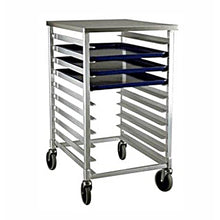 Load image into Gallery viewer, New Age Industrial Half-Size Mobile Bun Rack With Worktop, 38inH x 20-3/8inW x 26inD, Stainless