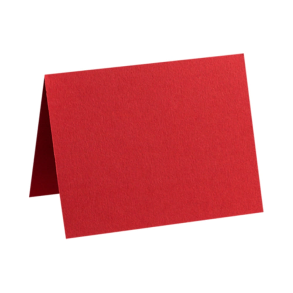 LUX Folded Cards, A6, 4 5/8in x 6 1/4in, Ruby Red, Pack Of 50