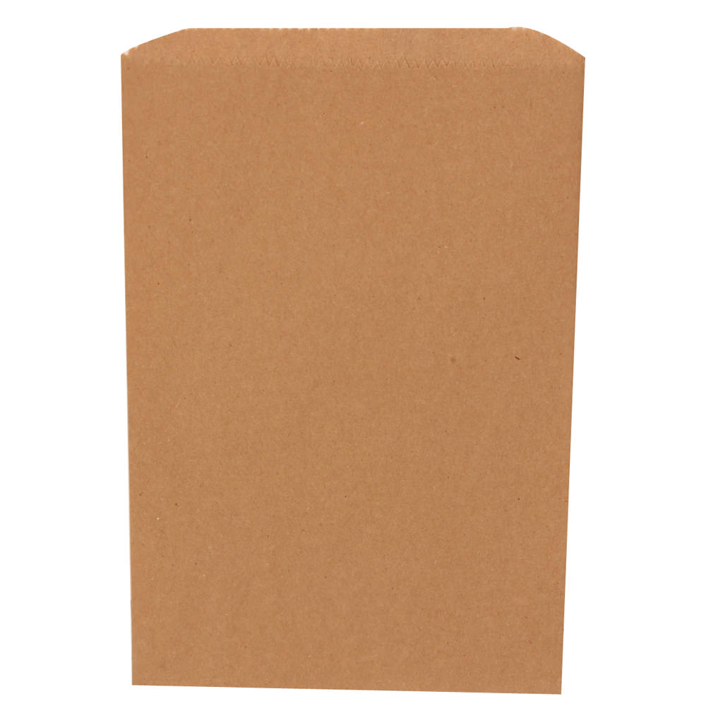JAM Paper Small Merchandise Bags, 9-1/4inH x 6-1/4inW x 1/2inD, Kraft Brown, Pack Of 1,000 Bags