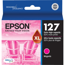 Load image into Gallery viewer, Epson 127 DuraBrite Ultra Magenta Ink Cartridge; T127320-S